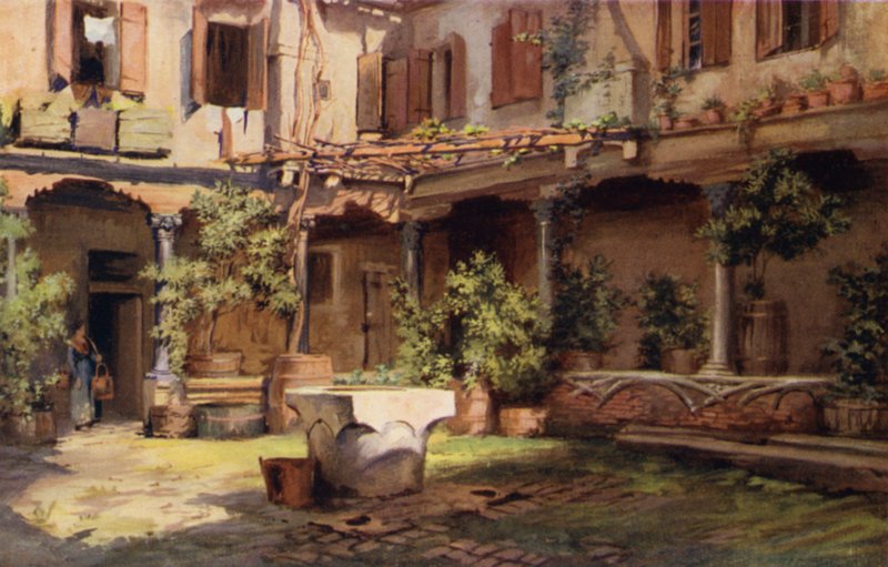 Courtyard of San Geronimo, Venice by Commendator Formilli