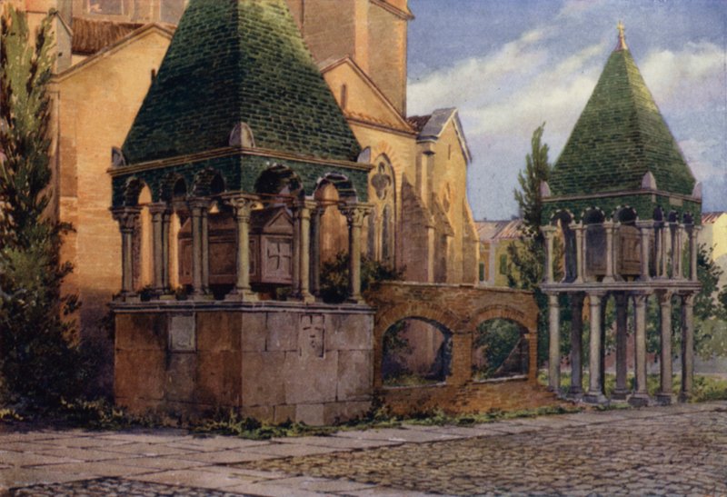 Tombs of the Glossatori, Church of St Francis, Bologna by Commendator Formilli