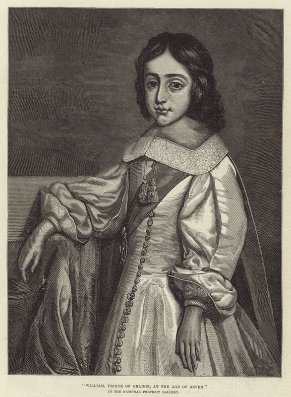 William, Prince of Orange, at the Age of Seven, in the National Portrait Gallery by Cornelius Janssen van Ceulen