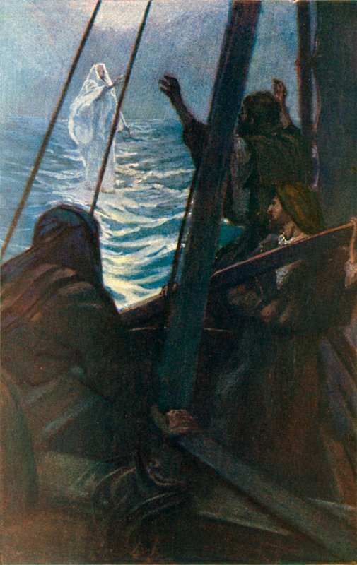 Jesus Walking on the Water by Corwin Knapp Linson