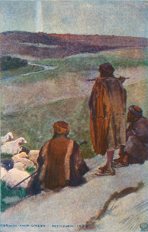 Shepherds Abiding in the Field by Corwin Knapp Linson