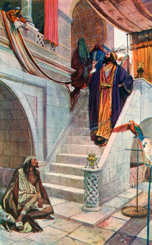 The Rich Man and Lazarus by Corwin Knapp Linson