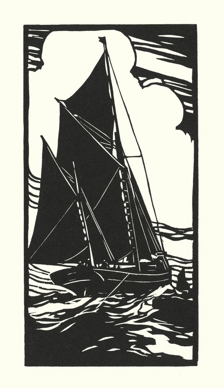 Fishing Boats and Barges: Brixham Trawler by Cyril A. Wilkinson