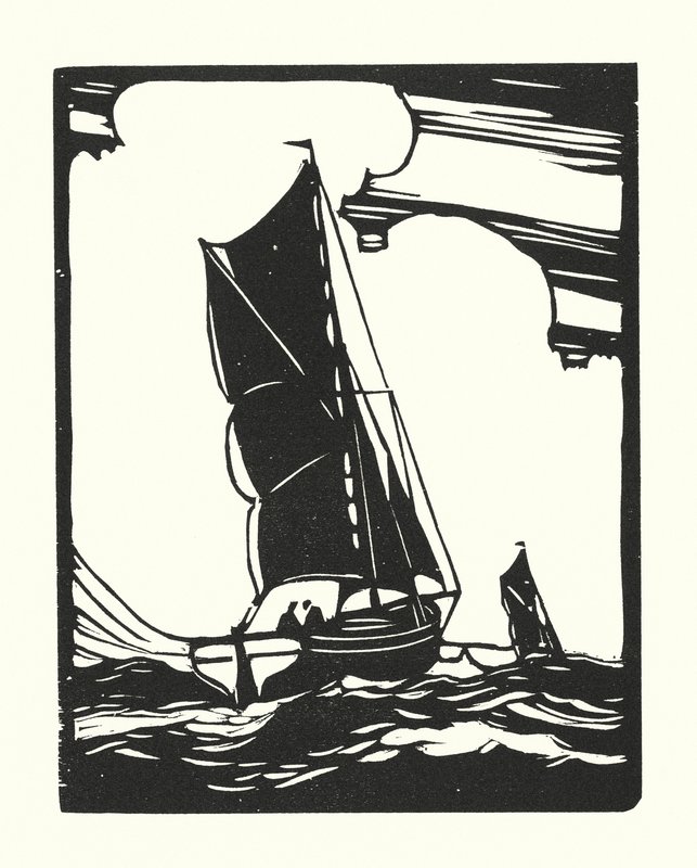 Fishing Boats and Barges: Leigh Bawley by Cyril A. Wilkinson