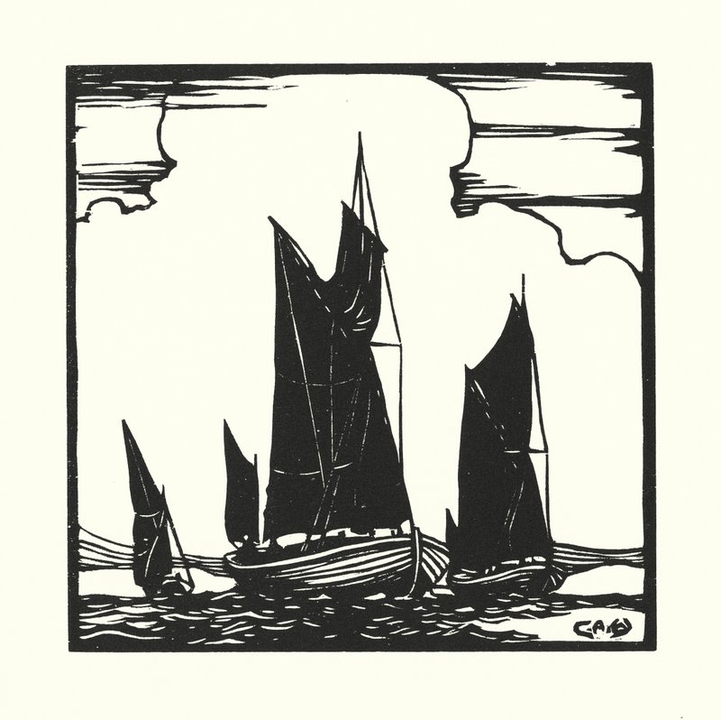 Fishing Boats and Barges: Thames Hatch Boats by Cyril A. Wilkinson