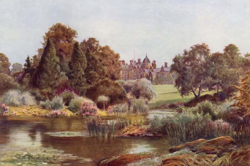 The Lake in the West Garden, Sandringham by Cyril Ward