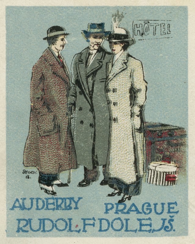 Au Derby Rudolf Dole fashions, Prague by Czech School