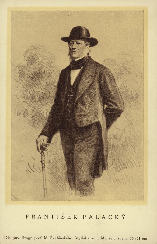 Frantisek Palacky, Czech historian and politician by Czech School
