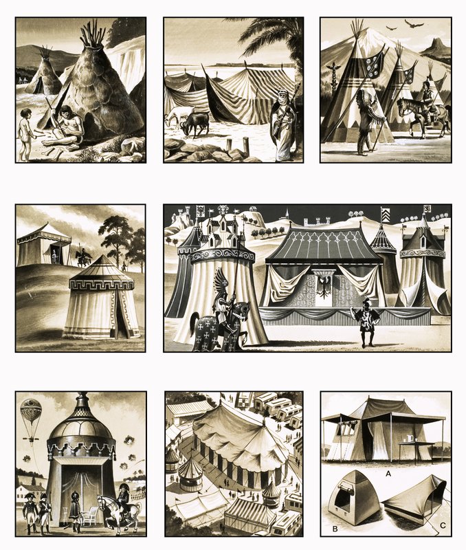 From Then Till Now: The Story of Tents -- Homes on the Move by Dan Escott