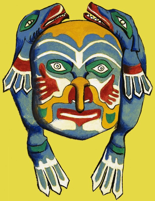 Japanese Theatrical Mask by Dan Escott