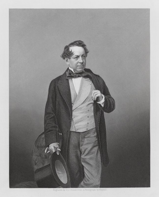 John Baldwin Buckstone, English actor and playwright by Daniel John. Pound