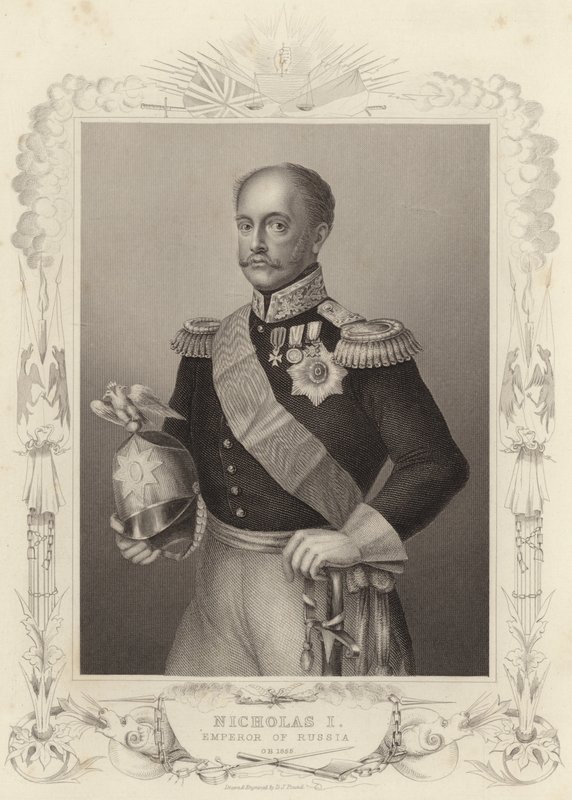Tsar Nicholas I, Emperor of Russia by Daniel John. Pound