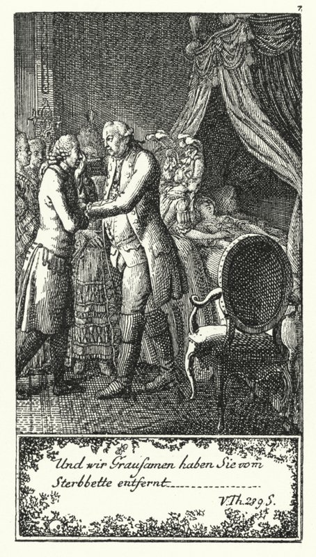 And We Have Cruelly Kept You from the Deathbed by Daniel Nikolaus Chodowiecki
