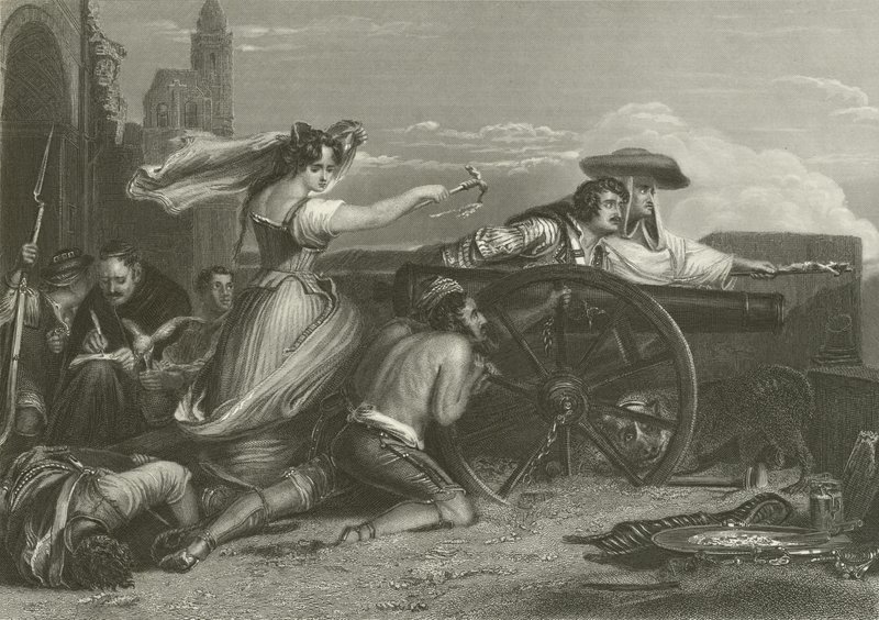 The Defence of Saragossa, Spain, 1808 by David Wilkie
