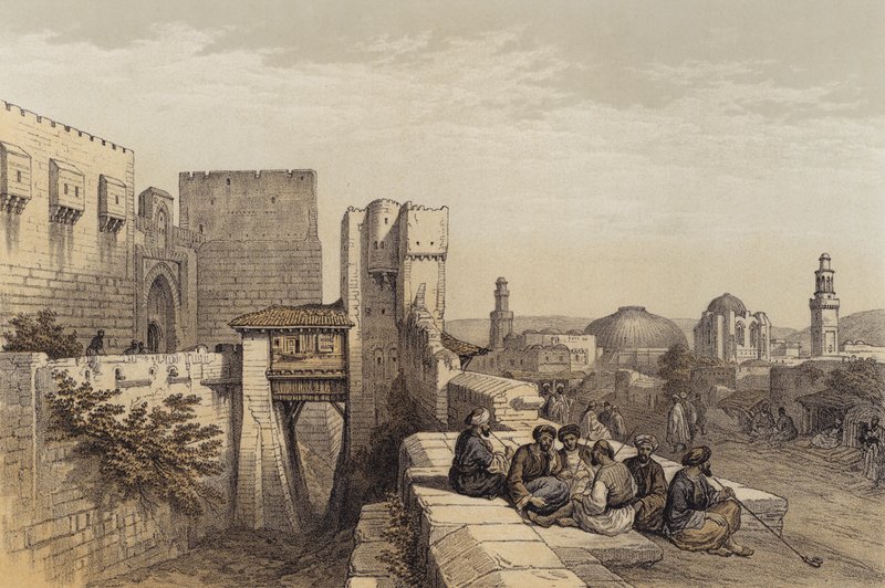 Entrance to the Citadel of Jerusalem by David (after) Roberts