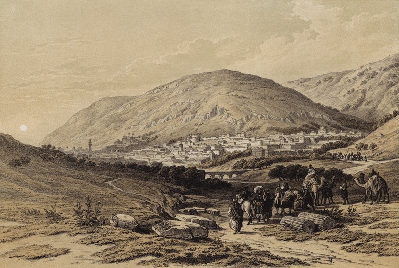 Nablous, the Ancient Shechem by David (after) Roberts
