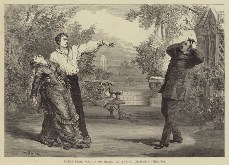 Scene from Alive or Dead, at the St George