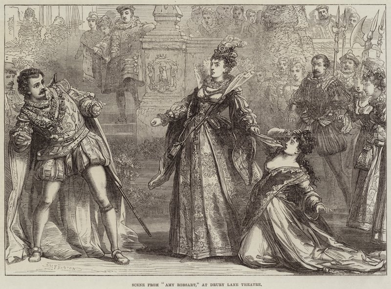 Scene from Amy Robsart, at Drury Lane Theatre by David Henry Friston
