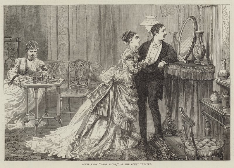 Scene from Lady Flora, at the Court Theatre by David Henry Friston