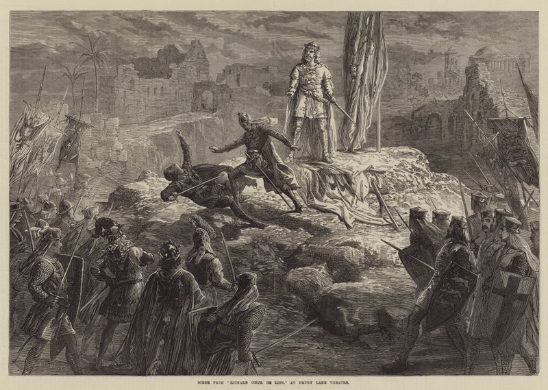 Scene from Richard Coeur de Lion, at Drury Lane Theatre by David Henry Friston
