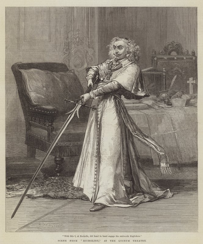 Scene from Richelieu, at the Lyceum Theatre by David Henry Friston