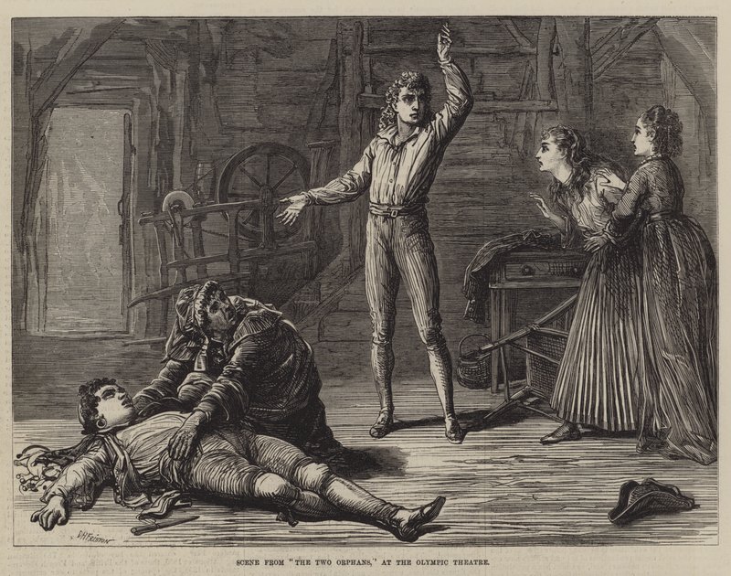 Scene from The Two Orphans, at the Olympic Theatre by David Henry Friston