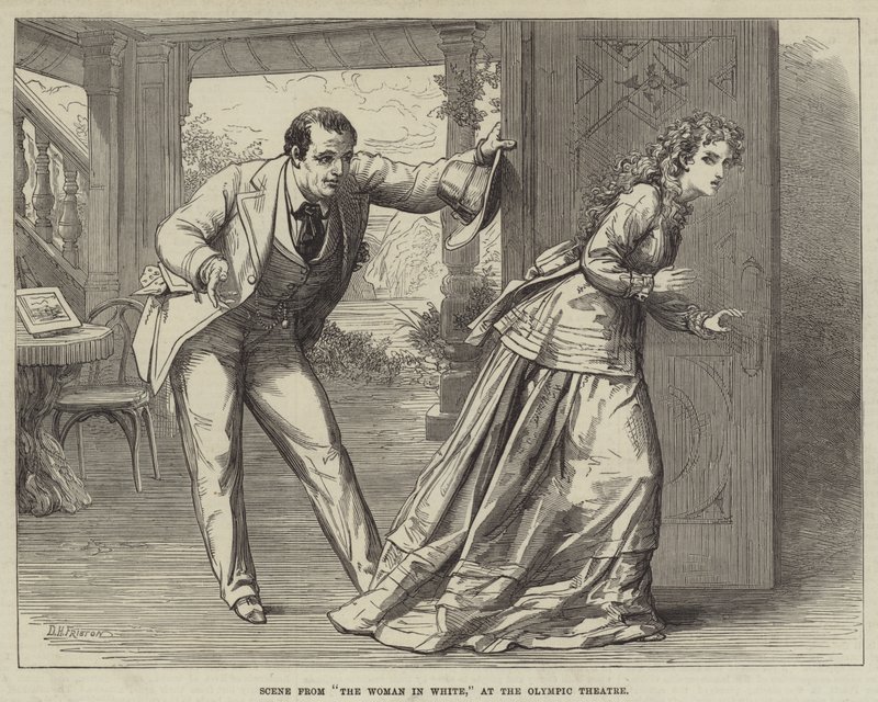Scene from The Woman in White, at the Olympic Theatre by David Henry Friston