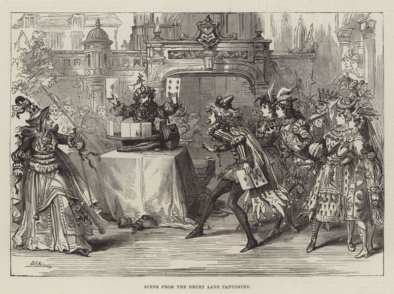 Scene from the Drury Lane Pantomime by David Henry Friston
