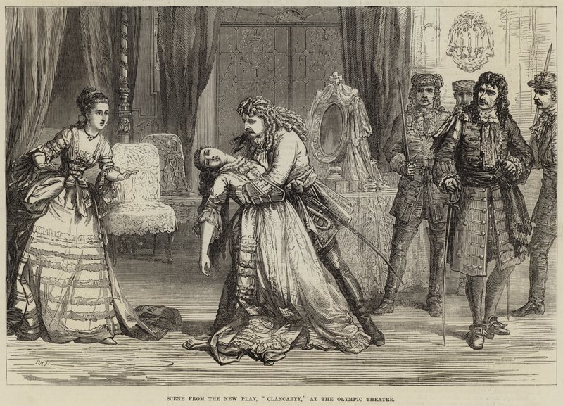 Scene from the New Play, Clancarty, at the Olympic Theatre by David Henry Friston