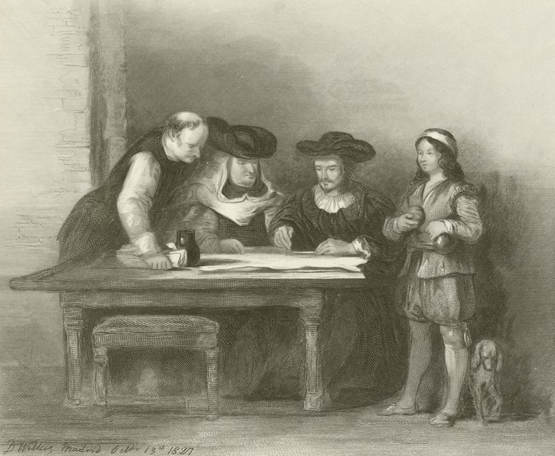 Columbus at the Convent of La Rabida by David Wilkie