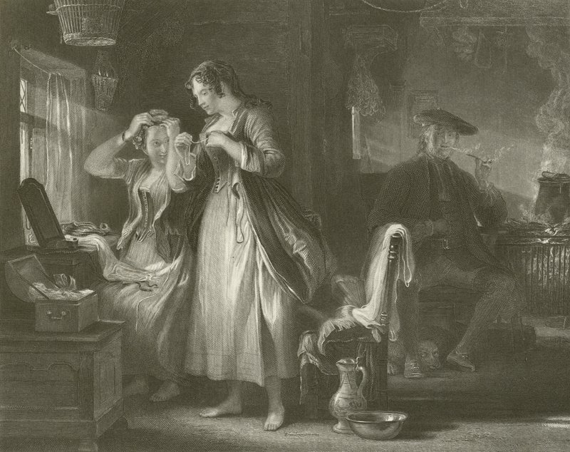 The Cottage Tollet by David Wilkie