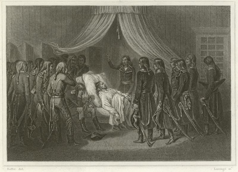 The Death of General Hoche by Denis Auguste Marie Raffet
