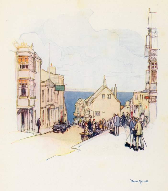 An Impression of Lyme Regis by Donald (after) Maxwell