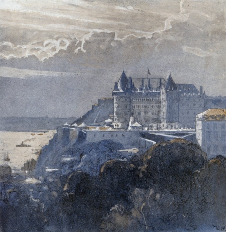 Quebec and the Chateau Frontenac by Donald (after) Maxwell