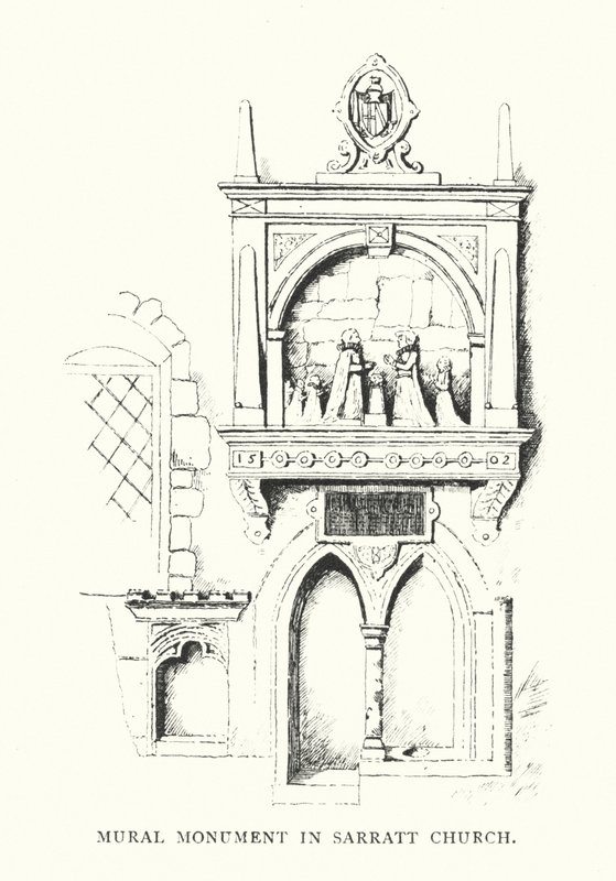 Mural Monument in Sarratt Church by Duncan Moul