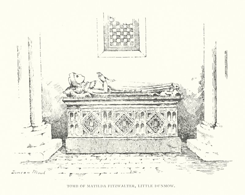Tomb of Matilda Fitzwalter, Little Dunmow by Duncan Moul