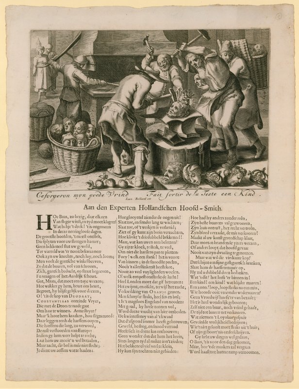 Caricature Concerning the Succession to the English Throne, 1688-89 by Dutch School