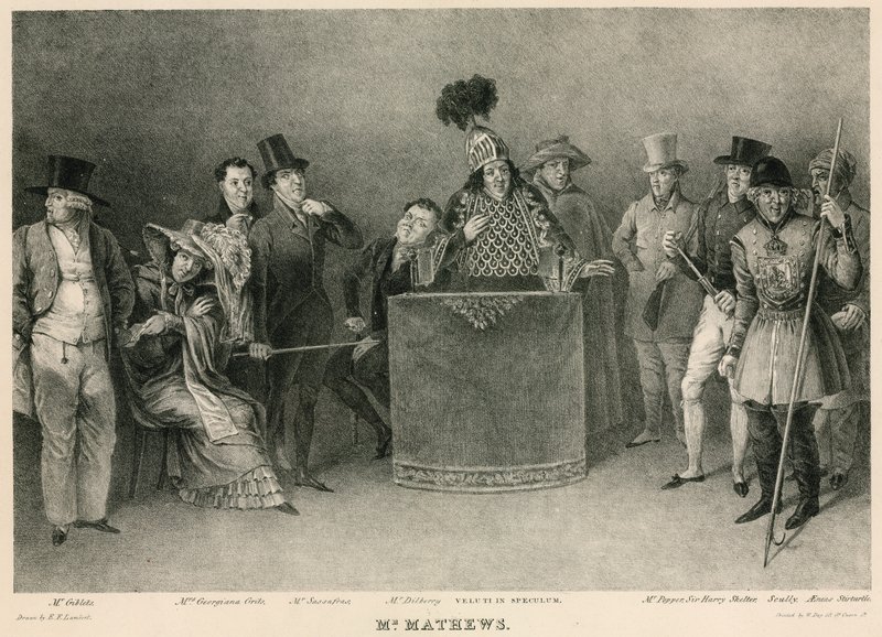 Mr. Mathews: Portraits of Him in His Several Characters in the Entertainment Called Invitations by E.F. Lambert