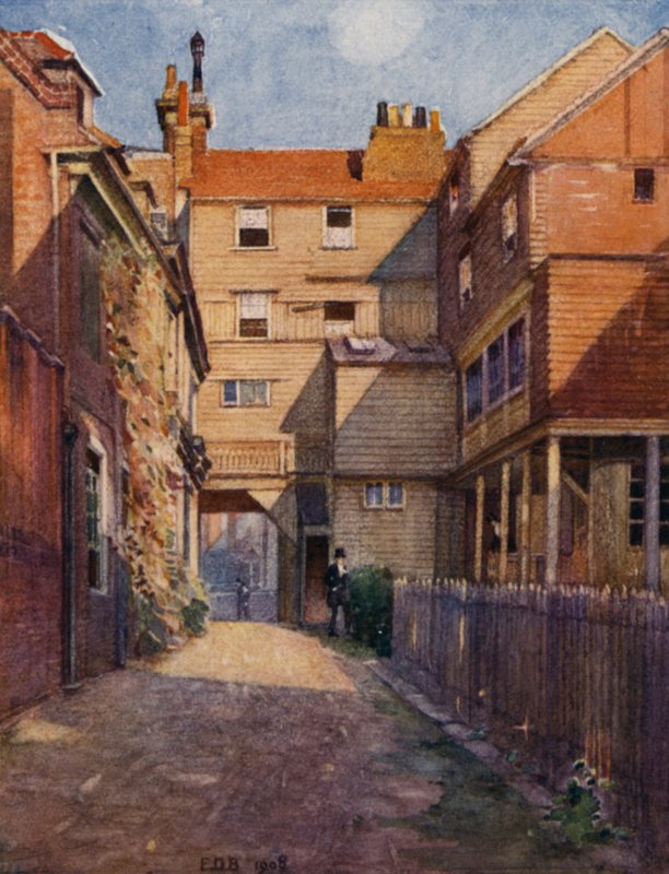 Eton: The Old Christopher Yard by E. D. Brinton
