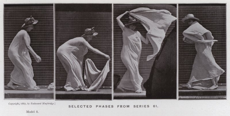 The Human Figure in Motion: Selected phases from series 61 by Eadweard Muybridge