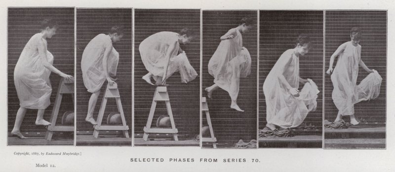The Human Figure in Motion: Selected phases from series 70 by Eadweard Muybridge