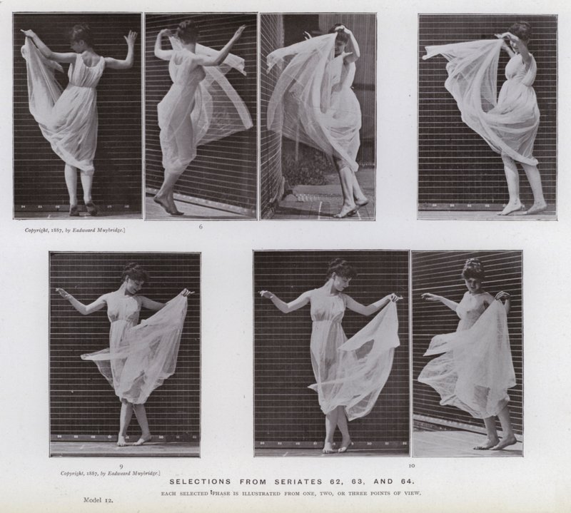 The Human Figure in Motion: Selections from series 62, 63, and 64 by Eadweard Muybridge