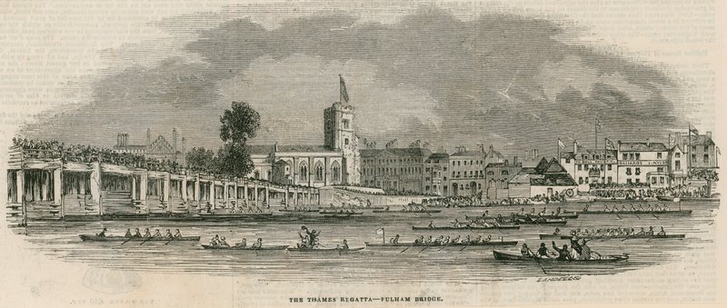 The Thames Regatta by Ebenezer Landells