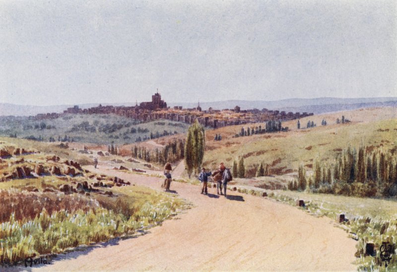Northern Spain: Avila, From the North-west by Edgar T. A. Wigram
