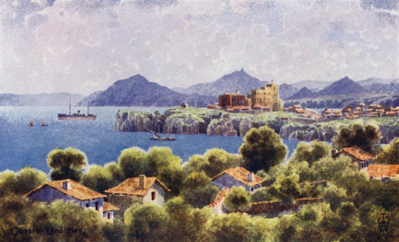 Northern Spain: Castro Urdiales, The Bilbao Coastline by Edgar T. A. Wigram