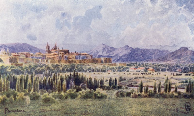 Northern Spain: Pamplona, From the Road to the Frontier by Edgar T. A. Wigram