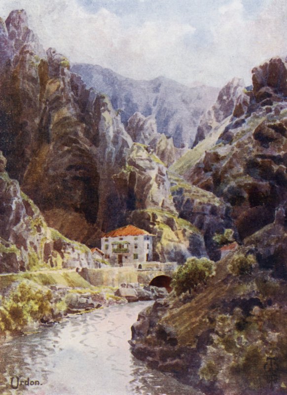 Northern Spain: The Deva Gorge, Urdon by Edgar T. A. Wigram