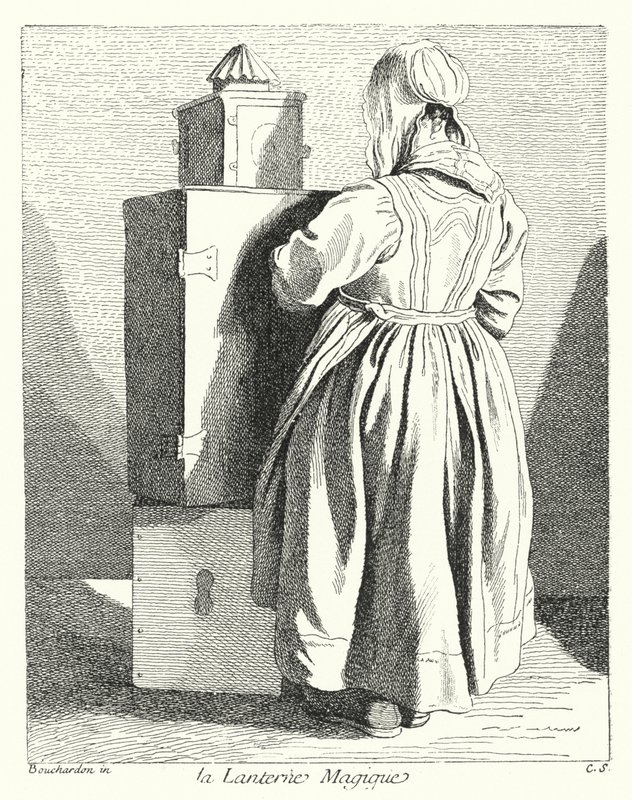 The Magic Lantern by Edmé (after) Bouchardon