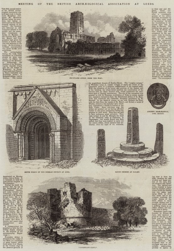 Meeting of the British Archaeological Association at Leeds by Edmund Morison Wimperis