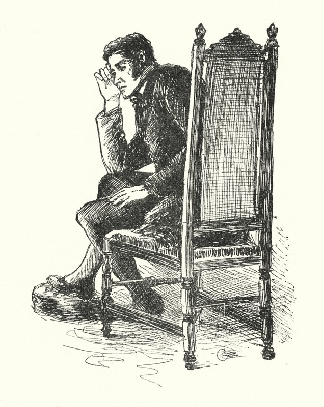 Illustration for Jane Eyre by Charlotte Bronte by Edmund Henry Garrett